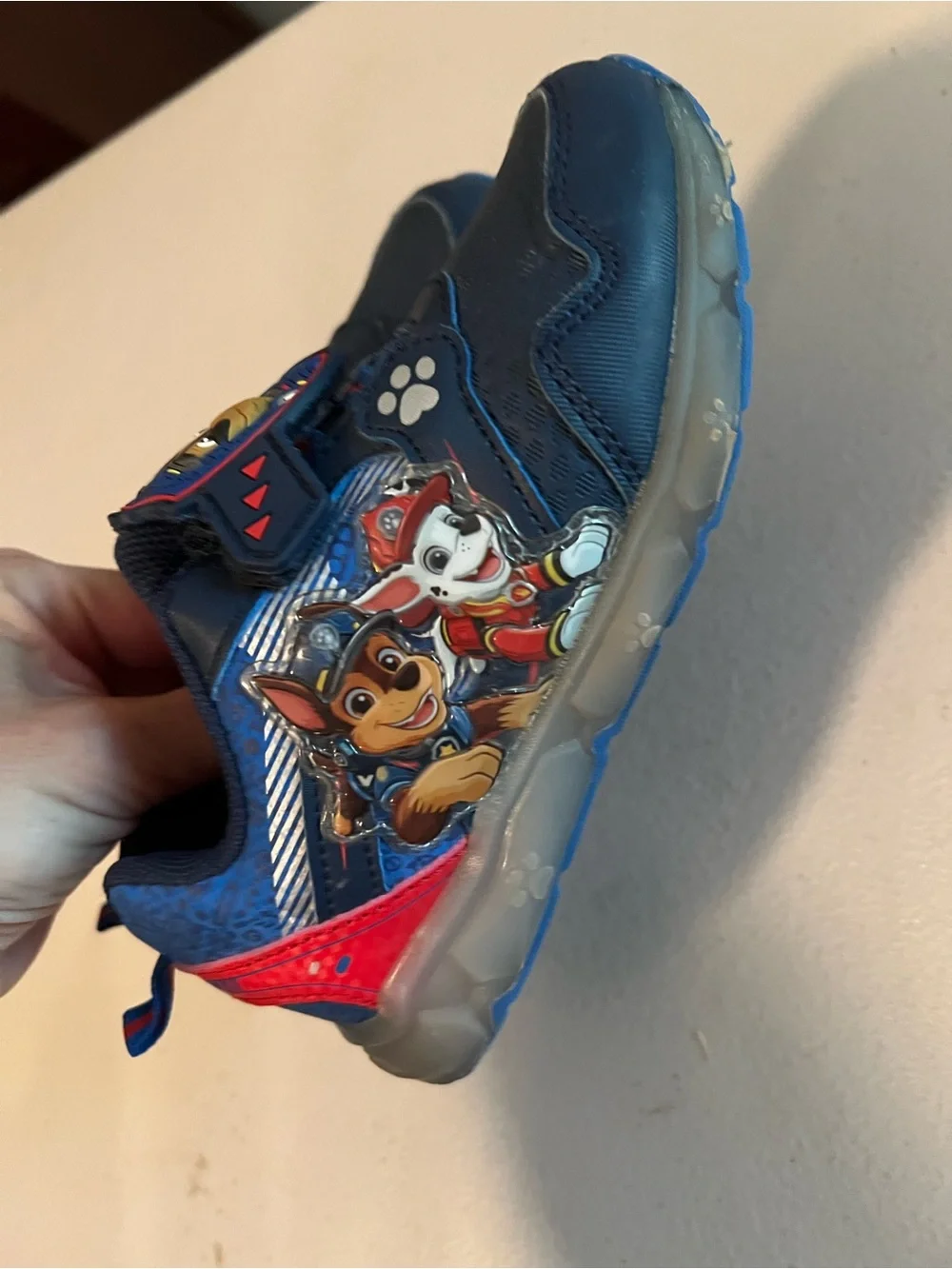 Paw Patrol Navy, Red & Blue Light-Up Kids Sneakers